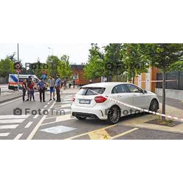 Bergamo Sparatoria Piscine di Seriate colpi d\'arma da fuoco nel tardo pomeriggio 21-giugno 2026 cronaca Bergamo Italia Foto Tiziano Manzoni Lapresse