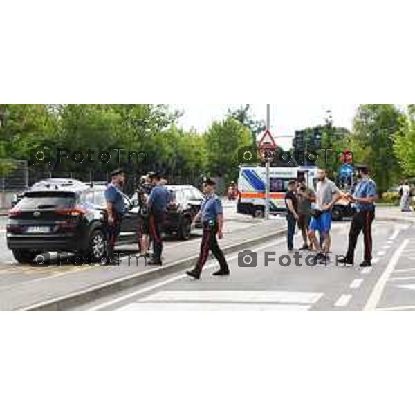 Bergamo Sparatoria Piscine di Seriate colpi d\'arma da fuoco nel tardo pomeriggio 21-giugno 2026 cronaca Bergamo Italia Foto Tiziano Manzoni Lapresse