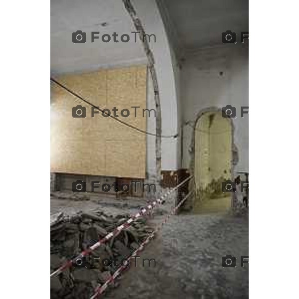 Bergamo sopralluogo al cantiere dell\'ex Caserma Montelungo. 26 giugno 2026 cronaca Bergamo Italia Foto Tiziano Manzoni Lapresse