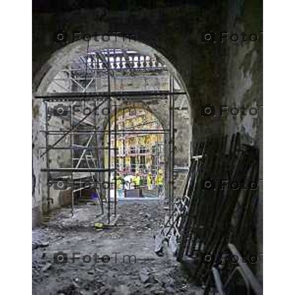 Bergamo sopralluogo al cantiere dell\'ex Caserma Montelungo. 26 giugno 2026 cronaca Bergamo Italia Foto Tiziano Manzoni Lapresse