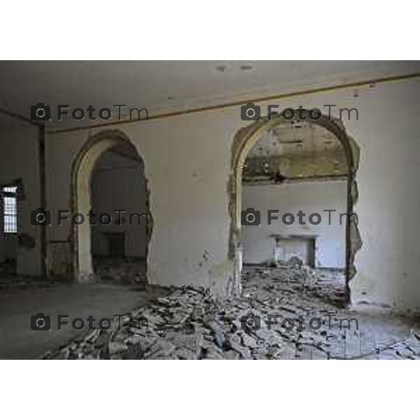 Bergamo sopralluogo al cantiere dell\'ex Caserma Montelungo. 26 giugno 2026 cronaca Bergamo Italia Foto Tiziano Manzoni Lapresse