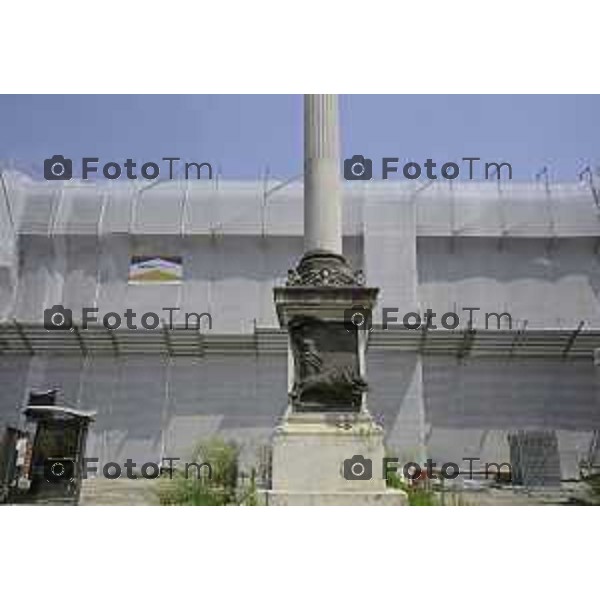 Bergamo sopralluogo al cantiere dell\'ex Caserma Montelungo. 26 giugno 2026 cronaca Bergamo Italia Foto Tiziano Manzoni Lapresse