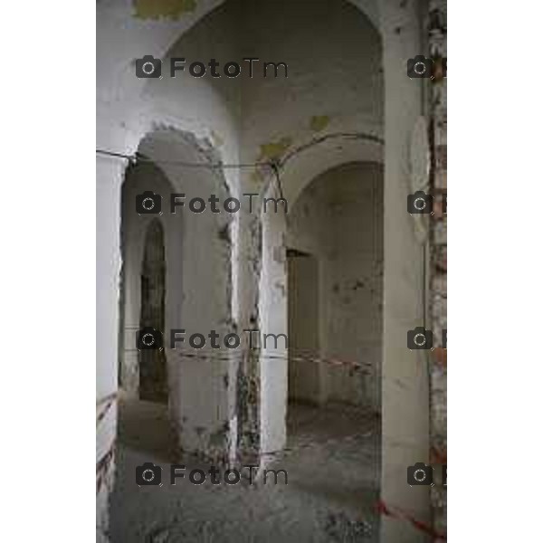 Bergamo sopralluogo al cantiere dell\'ex Caserma Montelungo. 26 giugno 2026 cronaca Bergamo Italia Foto Tiziano Manzoni Lapresse