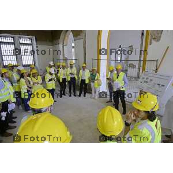 Bergamo sopralluogo al cantiere dell\'ex Caserma Montelungo. L’Amministratore Delegato di Near Fabio Carlozzo 26 giugno 2026 cronaca Bergamo Italia Foto Tiziano Manzoni Lapresse