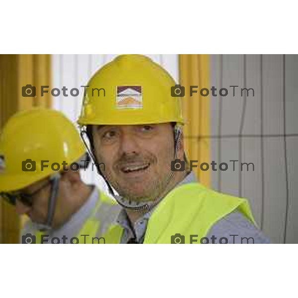 Bergamo sopralluogo al cantiere dell\'ex Caserma Montelungo. L’Amministratore Delegato di Near Fabio Carlozzo 26 giugno 2026 cronaca Bergamo Italia Foto Tiziano Manzoni Lapresse