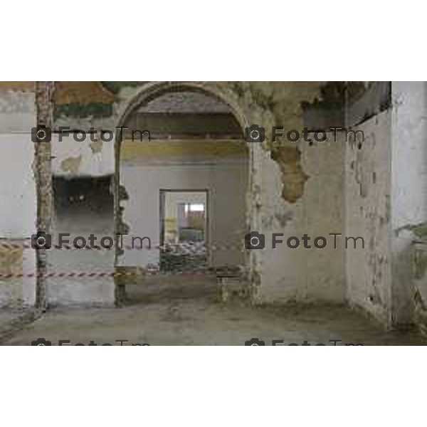 Bergamo sopralluogo al cantiere dell\'ex Caserma Montelungo. 26 giugno 2026 cronaca Bergamo Italia Foto Tiziano Manzoni Lapresse
