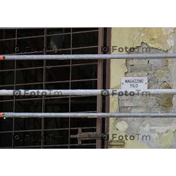 Bergamo sopralluogo al cantiere dell\'ex Caserma Montelungo. 26 giugno 2026 cronaca Bergamo Italia Foto Tiziano Manzoni Lapresse