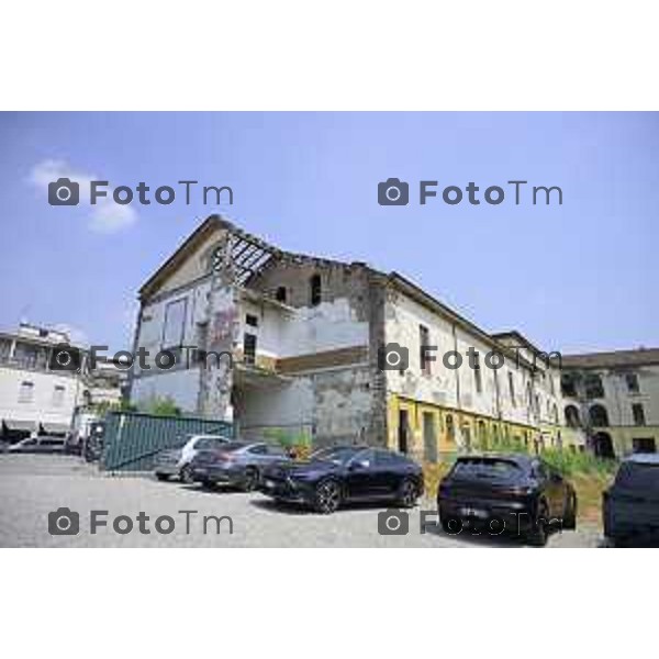 Bergamo sopralluogo al cantiere dell\'ex Caserma Montelungo. 26 giugno 2026 cronaca Bergamo Italia Foto Tiziano Manzoni Lapresse