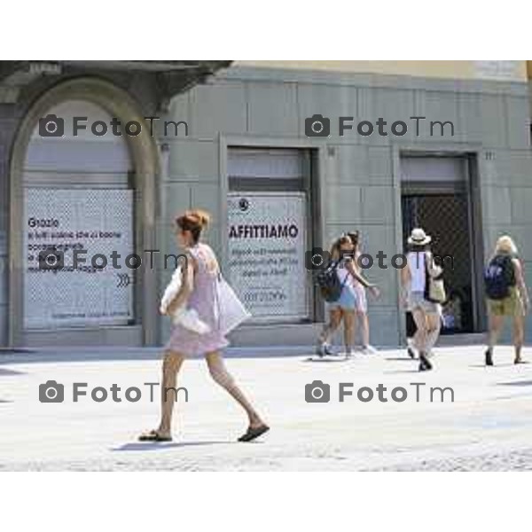 Bergamo Bergamo forte ondata di caldo a Giugno 2026 temperature di 39 gradi 26 giugno 2026 cronaca Bergamo Italia Foto Tiziano Manzoni Lapresse