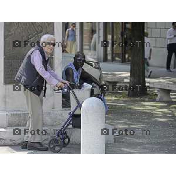 Bergamo Bergamo forte ondata di caldo a Giugno 2026 temperature di 39 gradi 26 giugno 2026 cronaca Bergamo Italia Foto Tiziano Manzoni Lapresse