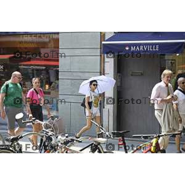 Bergamo Bergamo forte ondata di caldo a Giugno 2026 temperature di 39 gradi 26 giugno 2026 cronaca Bergamo Italia Foto Tiziano Manzoni Lapresse