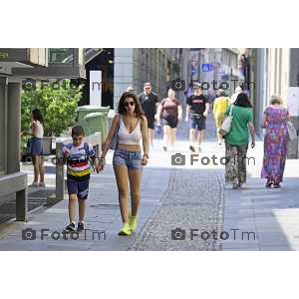 Bergamo Bergamo forte ondata di caldo a Giugno 2026 temperature di 39 gradi 26 giugno 2026 cronaca Bergamo Italia Foto Tiziano Manzoni Lapresse