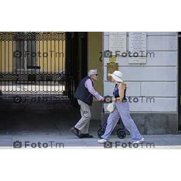 Bergamo Bergamo forte ondata di caldo a Giugno 2026 temperature di 39 gradi 26 giugno 2026 cronaca Bergamo Italia Foto Tiziano Manzoni Lapresse