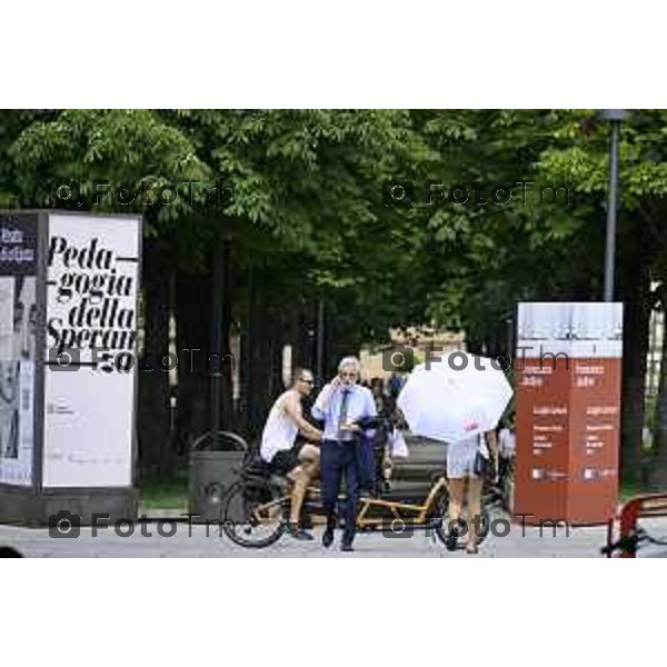 Bergamo Bergamo forte ondata di caldo a Giugno 2026 temperature di 39 gradi 26 giugno 2026 cronaca Bergamo Italia Foto Tiziano Manzoni Lapresse