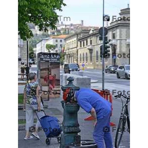 Bergamo Bergamo forte ondata di caldo a Giugno 2026 temperature di 39 gradi 26 giugno 2026 cronaca Bergamo Italia Foto Tiziano Manzoni Lapresse