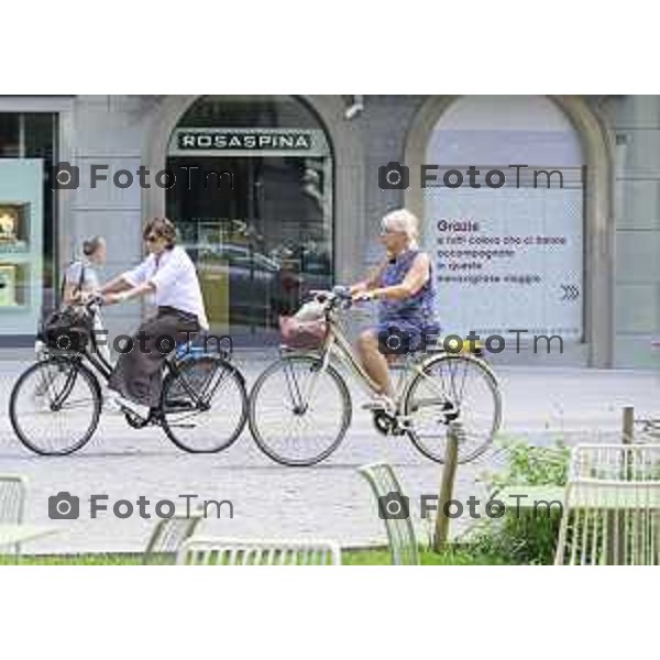 Bergamo Bergamo forte ondata di caldo a Giugno 2026 temperature di 39 gradi 26 giugno 2026 cronaca Bergamo Italia Foto Tiziano Manzoni Lapresse