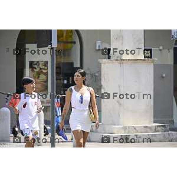 Bergamo Bergamo forte ondata di caldo a Giugno 2026 temperature di 39 gradi 26 giugno 2026 cronaca Bergamo Italia Foto Tiziano Manzoni Lapresse