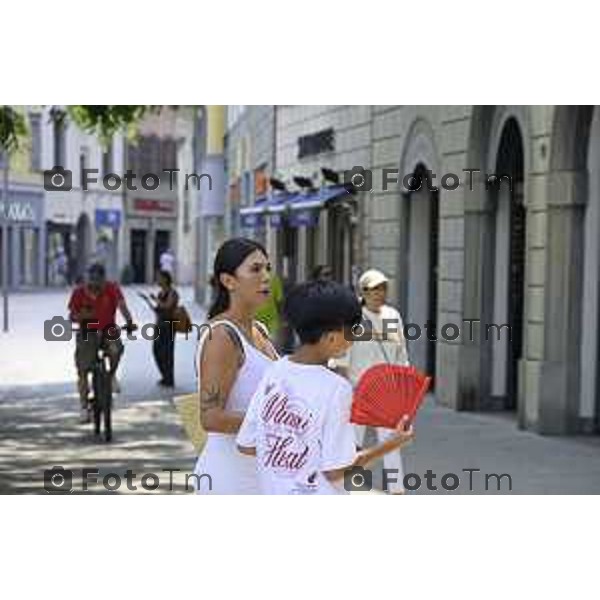 Bergamo Bergamo forte ondata di caldo a Giugno 2026 temperature di 39 gradi 26 giugno 2026 cronaca Bergamo Italia Foto Tiziano Manzoni Lapresse
