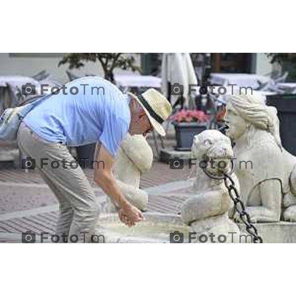 Bergamo Bergamo forte ondata di caldo a Giugno 2026 temperature di 39 gradi 26 giugno 2026 cronaca Bergamo Italia Foto Tiziano Manzoni Lapresse