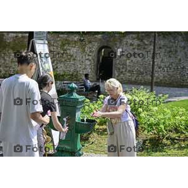 Bergamo Bergamo forte ondata di caldo a Giugno 2026 temperature di 39 gradi 26 giugno 2026 cronaca Bergamo Italia Foto Tiziano Manzoni Lapresse