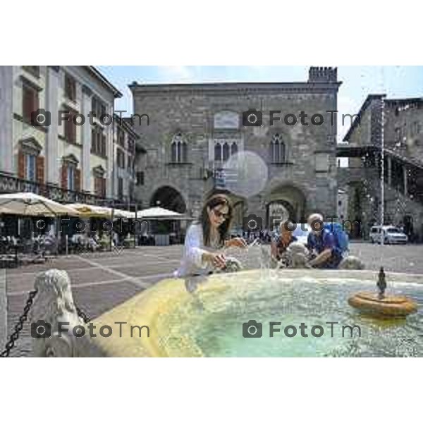 Bergamo Bergamo forte ondata di caldo a Giugno 2026 temperature di 39 gradi 26 giugno 2026 cronaca Bergamo Italia Foto Tiziano Manzoni Lapresse