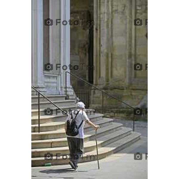 Bergamo Bergamo forte ondata di caldo a Giugno 2026 temperature di 39 gradi 26 giugno 2026 cronaca Bergamo Italia Foto Tiziano Manzoni Lapresse
