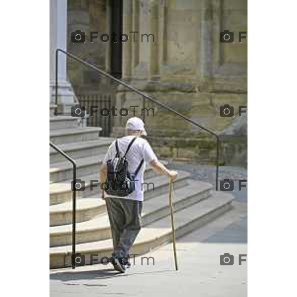 Bergamo Bergamo forte ondata di caldo a Giugno 2026 temperature di 39 gradi 26 giugno 2026 cronaca Bergamo Italia Foto Tiziano Manzoni Lapresse