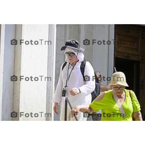 Bergamo Bergamo forte ondata di caldo a Giugno 2026 temperature di 39 gradi 26 giugno 2026 cronaca Bergamo Italia Foto Tiziano Manzoni Lapresse