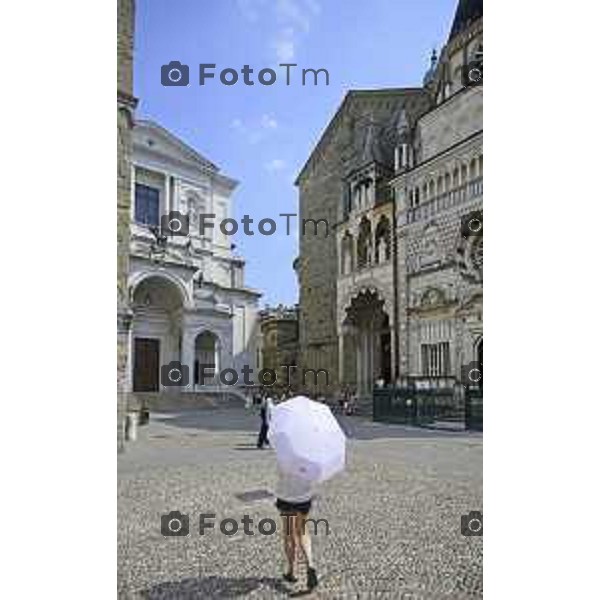 Bergamo Bergamo forte ondata di caldo a Giugno 2026 temperature di 39 gradi 26 giugno 2026 cronaca Bergamo Italia Foto Tiziano Manzoni Lapresse