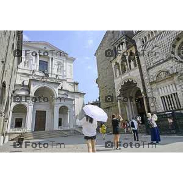 Bergamo Bergamo forte ondata di caldo a Giugno 2026 temperature di 39 gradi 26 giugno 2026 cronaca Bergamo Italia Foto Tiziano Manzoni Lapresse