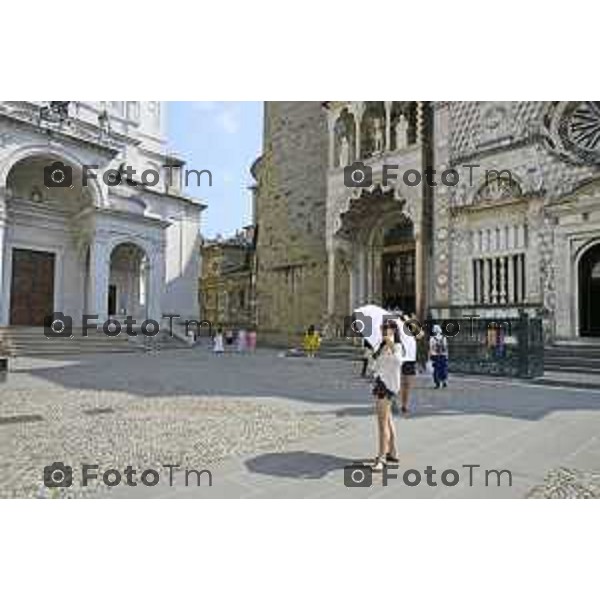 Bergamo Bergamo forte ondata di caldo a Giugno 2026 temperature di 39 gradi 26 giugno 2026 cronaca Bergamo Italia Foto Tiziano Manzoni Lapresse