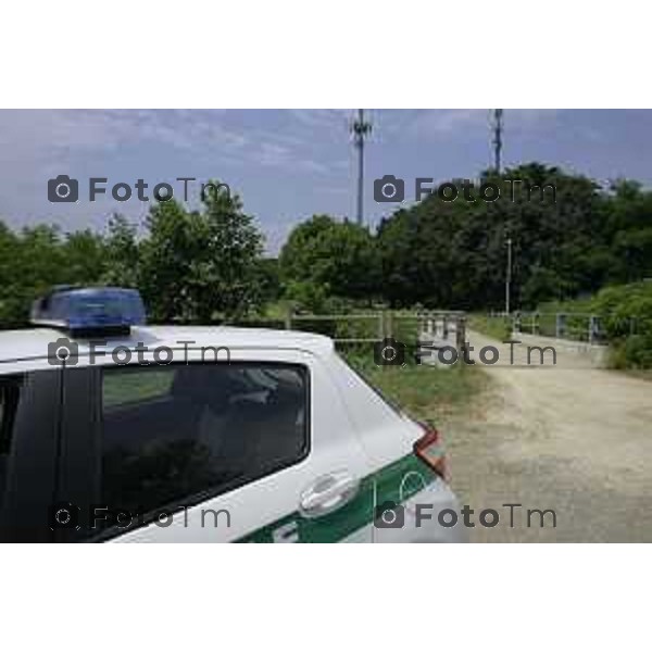 Bergamo Cividate al Piano. Controlli della polizia locale al boschetto della droga 30 giugno 2026 cronaca Bergamo Italia Foto Tiziano Manzoni Lapresse