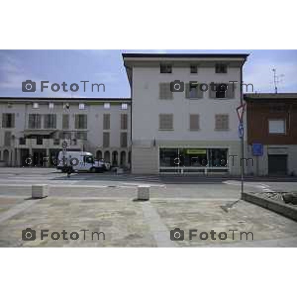 Bergamo Cividate Al Piano municipio e piazza con le poste 30 giugno 2026 cronaca Bergamo Italia Foto Tiziano Manzoni Lapresse