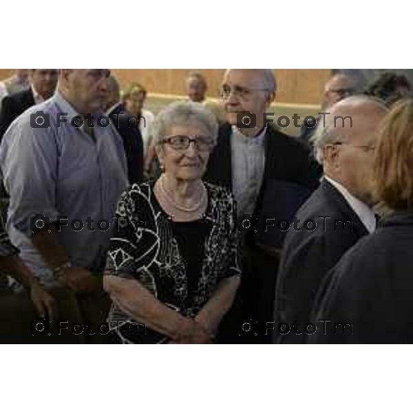 Bergamo Bergamo premiazione Limes per il Dialogo e la Pace, Il direttore Lucio Caracciolo premia Cardinale Pierbattista Pizzaballa, Patriarca di Gerusalemme dei Latini, per il sapiente impegno volto a promuovere la convergenza tra popoli e religioni in Terrasanta. 30 giugno o 2026 cronaca Bergamo Italia Foto Tiziano Manzoni Lapresse