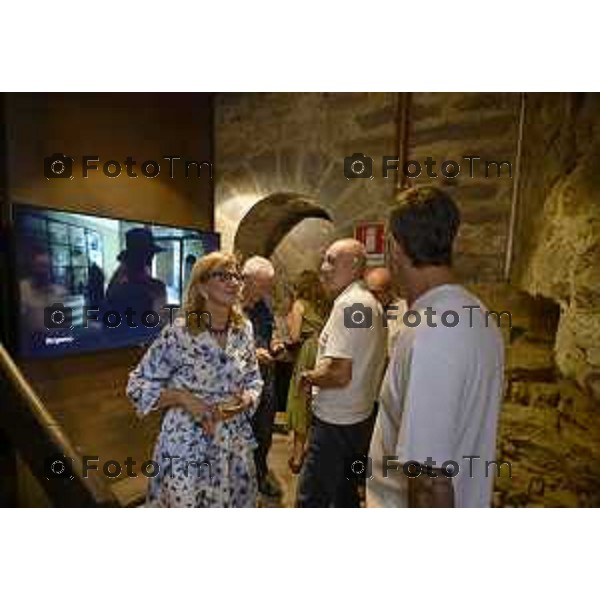 Bergamo presentazione del nuovo Visitor Centre UNESCO, realizzato all\'interno della Torre del Gombito 1 Luglio 2026 cronaca Bergamo Italia Foto Tiziano Manzoni Lapresse
