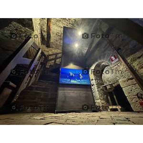 Bergamo presentazione del nuovo Visitor Centre UNESCO, realizzato all\'interno della Torre del Gombito 1 Luglio 2026 cronaca Bergamo Italia Foto Tiziano Manzoni Lapresse