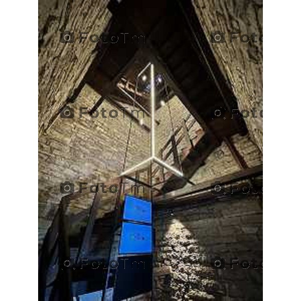 Bergamo presentazione del nuovo Visitor Centre UNESCO, realizzato all\'interno della Torre del Gombito 1 Luglio 2026 cronaca Bergamo Italia Foto Tiziano Manzoni Lapresse