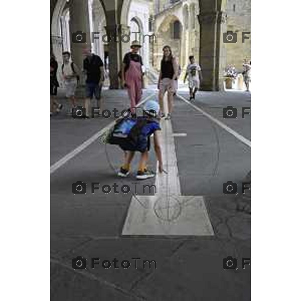 Bergamo Città Alta polizia locale Turisti controlli meridiana 1 Luglio 2026 cronaca Bergamo Italia Foto Tiziano Manzoni Lapresse