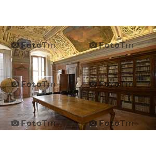 Bergamo Bibblioteca Angelo May mappamondi sale affrschi Tatiana Debelli 1 luglio 2026 cronaca Bergamo Italia Foto Tiziano Manzoni Lapresse