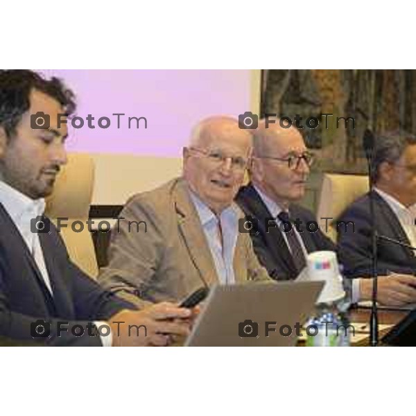 Bergamo presentazione risultati indagine Ipsos Doxa sul progetto dell\'Autostrada Bergamo-Treviglio.Giuseppe Facchetti, 2 Luglio o 2026 cronaca Bergamo Italia Foto Tiziano Manzoni Lapresse