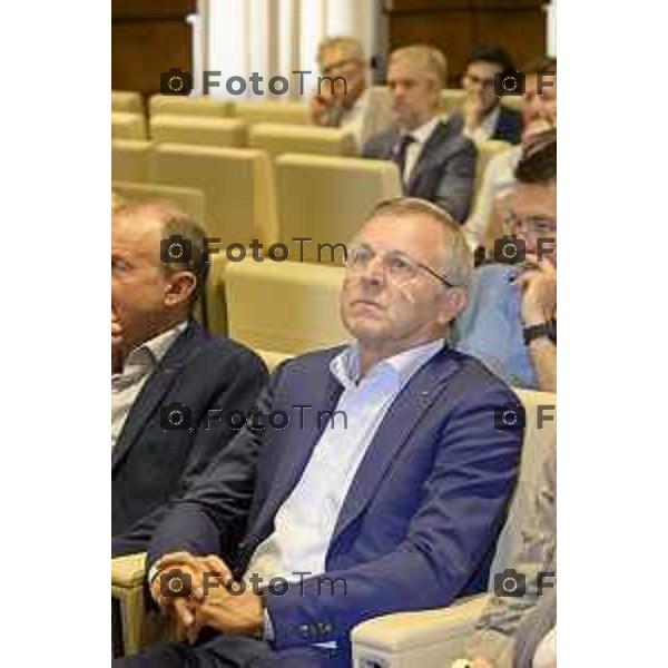 Bergamo presentazione risultati indagine Ipsos Doxa sul progetto dell\'Autostrada Bergamo-Treviglio.Ivan Rota 2 Luglio o 2026 cronaca Bergamo Italia Foto Tiziano Manzoni Lapresse