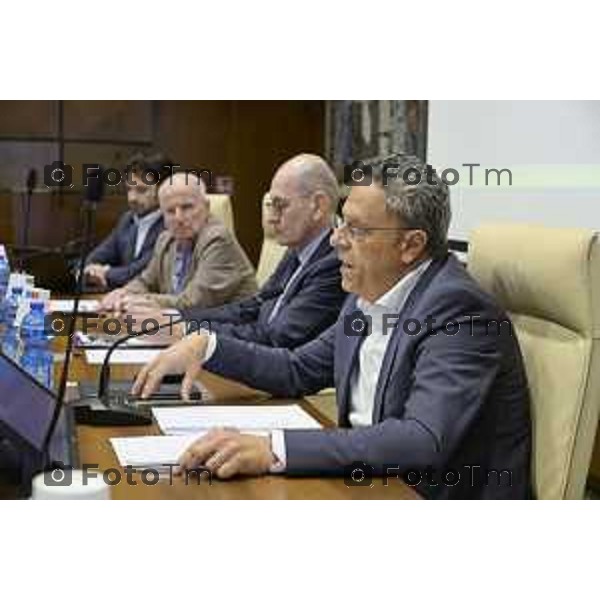 Bergamo presentazione risultati indagine Ipsos Doxa sul progetto dell\'Autostrada Bergamo-Treviglio. Antonio Sala, 2 Luglio o 2026 cronaca Bergamo Italia Foto Tiziano Manzoni Lapresse