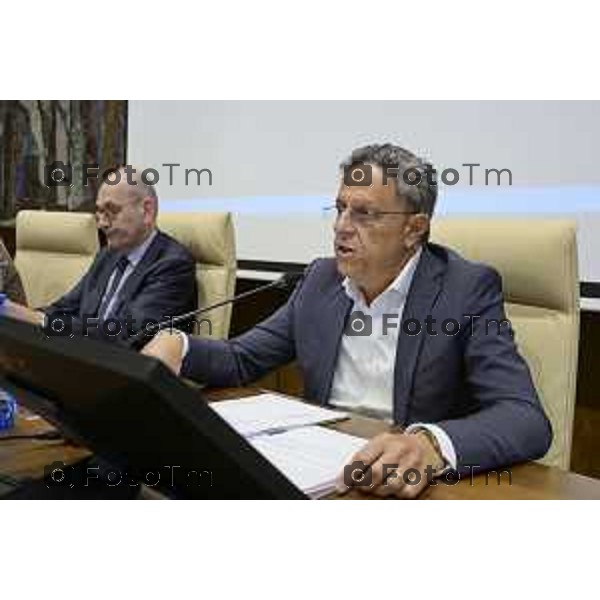 Bergamo presentazione risultati indagine Ipsos Doxa sul progetto dell\'Autostrada Bergamo-Treviglio. Antonio Sala, 2 Luglio o 2026 cronaca Bergamo Italia Foto Tiziano Manzoni Lapresse