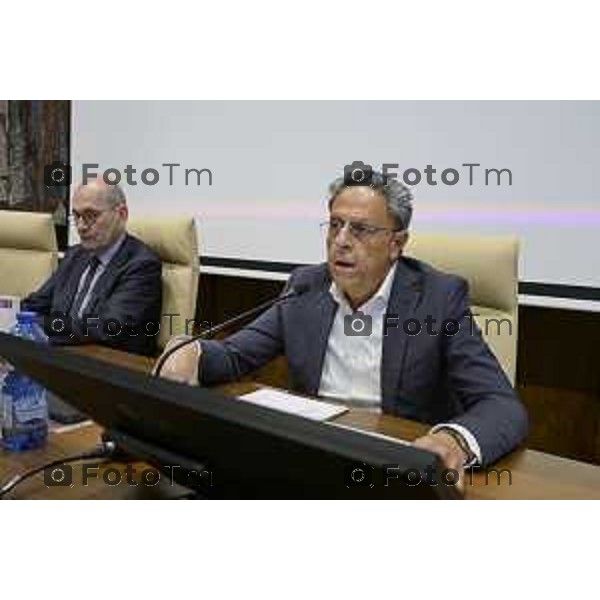Bergamo presentazione risultati indagine Ipsos Doxa sul progetto dell\'Autostrada Bergamo-Treviglio. Antonio Sala, 2 Luglio o 2026 cronaca Bergamo Italia Foto Tiziano Manzoni Lapresse