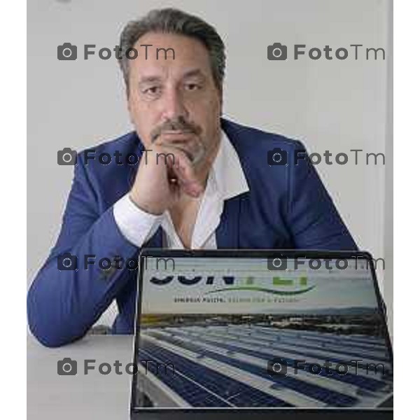 Bergamo Fabiano Pirovano AD SndInvest srl con il brand Stegreen danno vita a Sun Fly, un impianto fotovoltaico da 750 kWp a Grassobbio (BG) in crowdfunding su EvenFi. 4 Luglio o 2026 cronaca Bergamo Italia Foto Tiziano Manzoni Lapresse