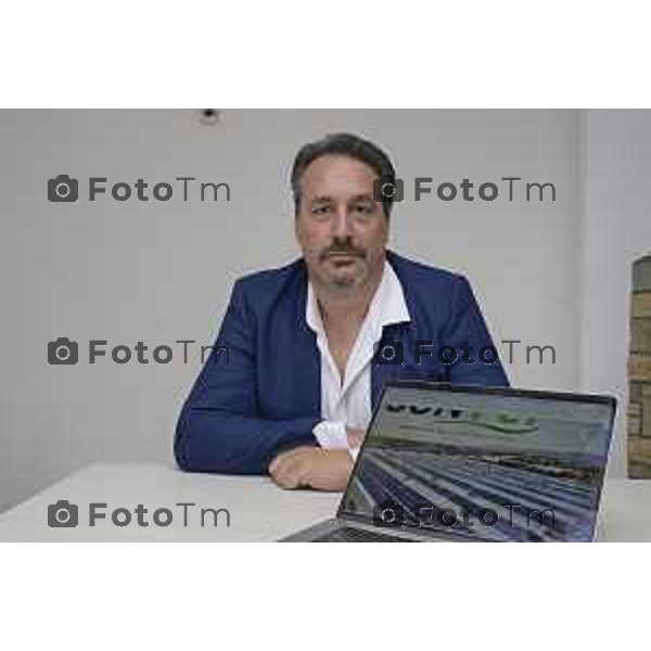 Bergamo Fabiano Pirovano AD SndInvest srl con il brand Stegreen danno vita a Sun Fly, un impianto fotovoltaico da 750 kWp a Grassobbio (BG) in crowdfunding su EvenFi. 4 Luglio o 2026 cronaca Bergamo Italia Foto Tiziano Manzoni Lapresse