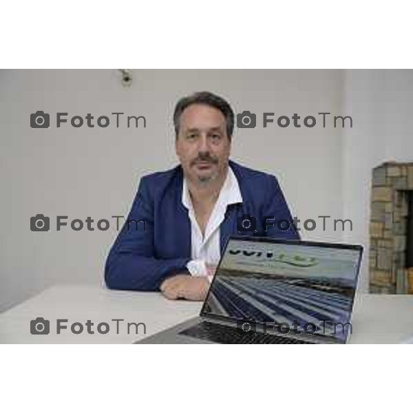 Bergamo Fabiano Pirovano AD SndInvest srl con il brand Stegreen danno vita a Sun Fly, un impianto fotovoltaico da 750 kWp a Grassobbio (BG) in crowdfunding su EvenFi. 4 Luglio o 2026 cronaca Bergamo Italia Foto Tiziano Manzoni Lapresse