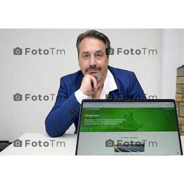 Bergamo Fabiano Pirovano AD SndInvest srl con il brand Stegreen danno vita a Sun Fly, un impianto fotovoltaico da 750 kWp a Grassobbio (BG) in crowdfunding su EvenFi. 4 Luglio o 2026 cronaca Bergamo Italia Foto Tiziano Manzoni Lapresse