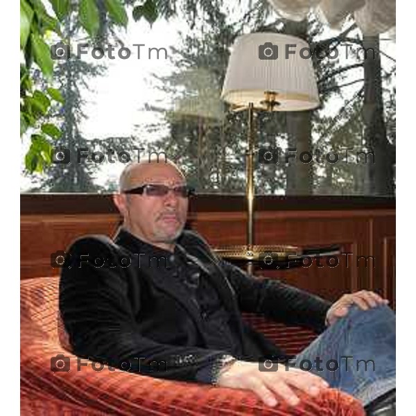Bergamo Bruno Santori al ristorante Da vittorio direttore d\'orchestra, compositore e arrangiatore italiano spettacoli Bergamo Italia Foto Tiziano Manzoni