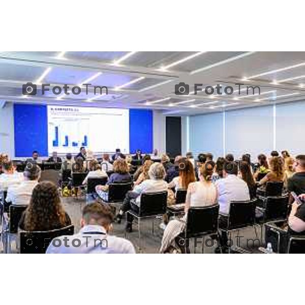 presentazione dello stato del mercato del lavoro a Bergamo e dei principali risultati emersi dall’indagine annuale sul lavoro promossa dal sistema Confindustria, con un approfondimento sulle dinamiche che interessano le imprese del territorio.Bergamo 6-luglio 2026 cronaca Bergamo Italia Foto Tiziano Manzoni Lapresse